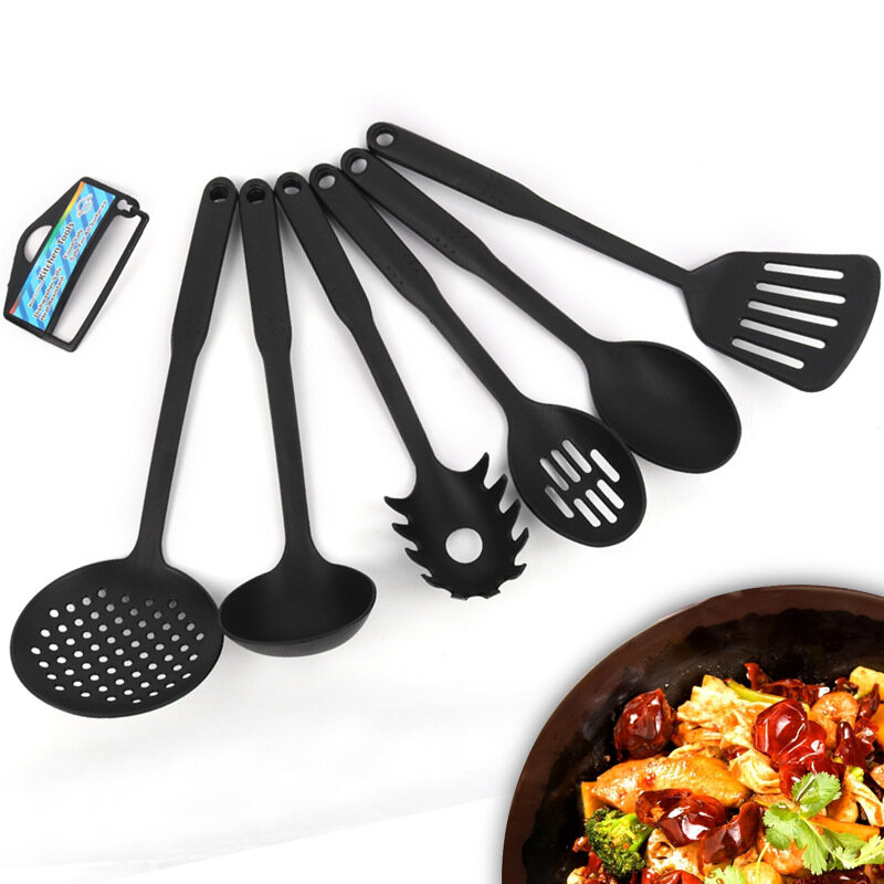 6-Piece Nylon Kitchen Utensils Multifunction Shovel Spoon Set Non-Stick Kitchen Tools Set